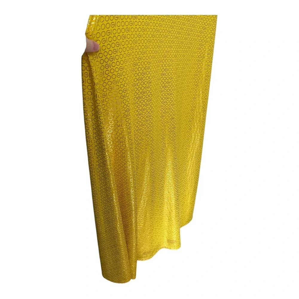 COOGI Yellow Halter Sundress Coverup Size Medium